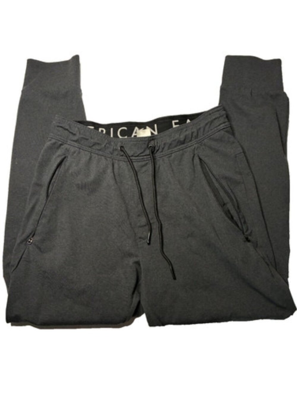 American Eagle Joggers Mens S Small Black Activewear Sweatpants Workout
